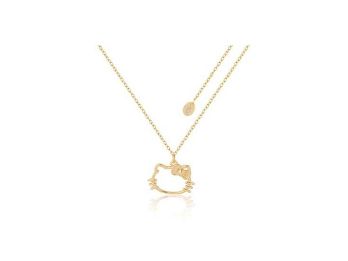 Couture Kingdom Couture Kingdom Sanrio Precious Metal Hello Kitty Outline Necklace