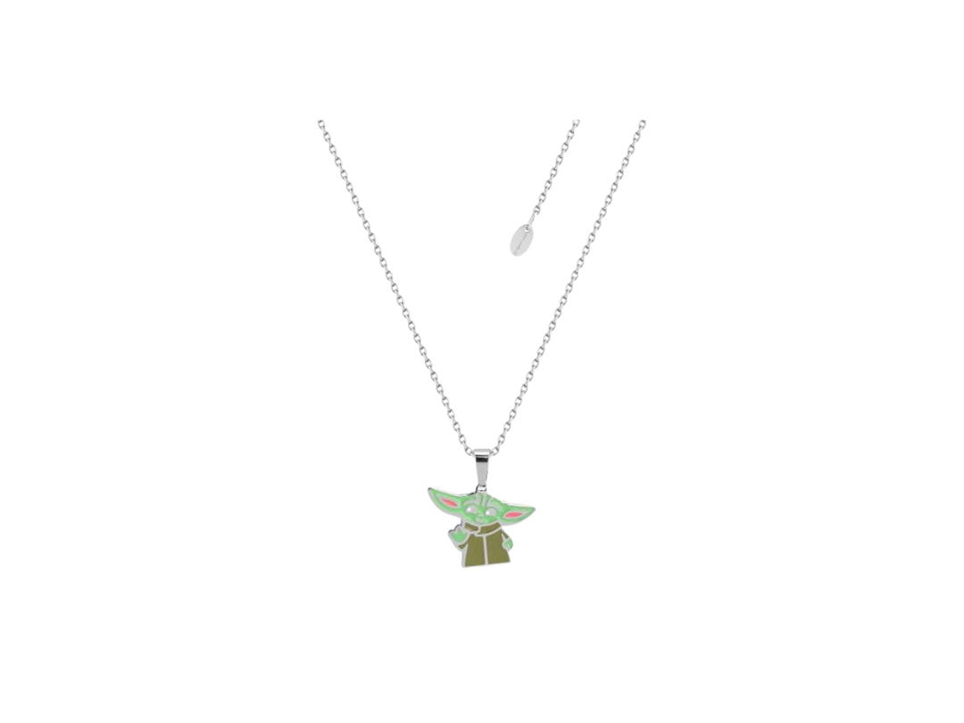 Couture Kingdom Couture Kingdom Star wars ECC Grogu Enamel Necklace