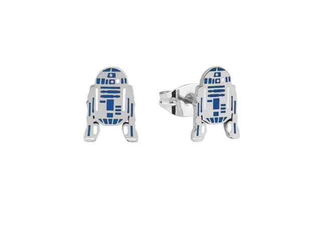 Couture Kingdom Couture Kingdom Star wars ECC R2-D2 Enamel Stud Earrings - view 1