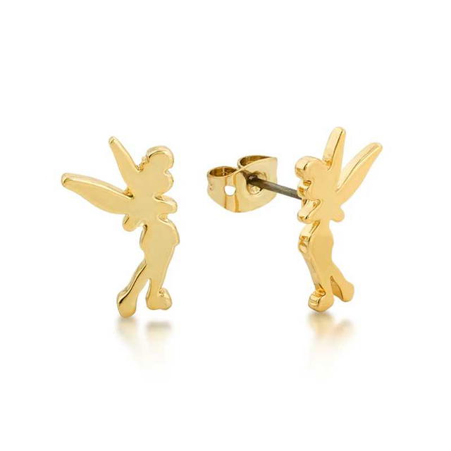 Couture Kingdom Couture Kingdom Tinker Bell Silhouette Stud Earrings Gold - view 2