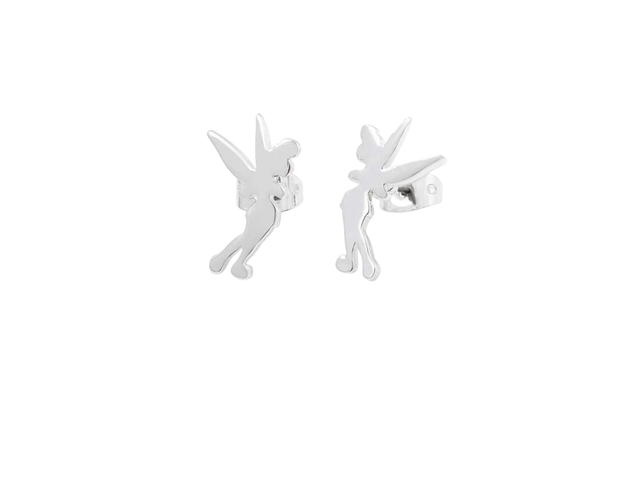 Couture Kingdom Couture Kingdom Tinker Bell Silhouette Stud Earrings Silver - view 1