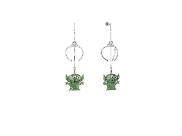 Couture Kingdom Couture Kingdom Toy Story Alien Crystal Claw Drop Earrings - view 1