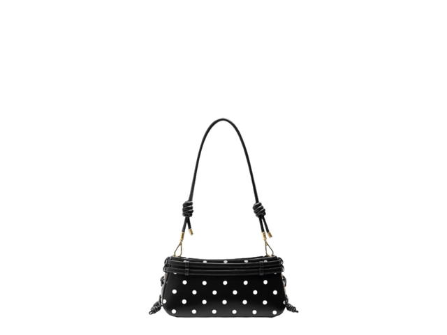 Cozii Cozii Alice Double Double Bag In Polka Dot Black - view 2