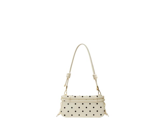 Cozii Cozii Alice Double Double Bag In Polka Dot White - view 2