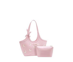 Buy Cozii Small Colbie Tote Bag Pink Velvet at Sasom – Authentic and Ready to Ship