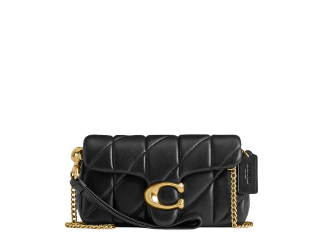 Coach Coach Tabby Wristlet With Pillow Quilting Black