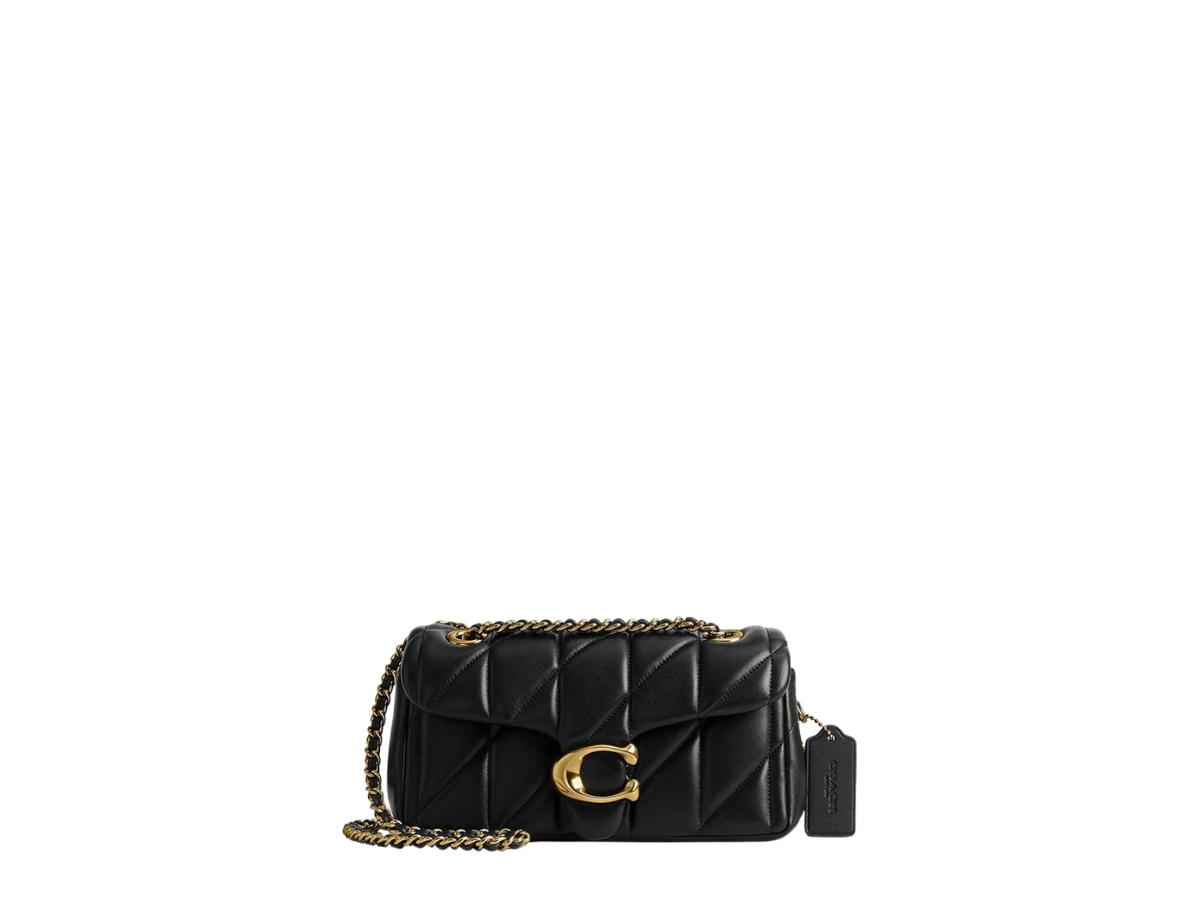 Coach Coach Quilted Tabby Shoulder Bag 20 Black