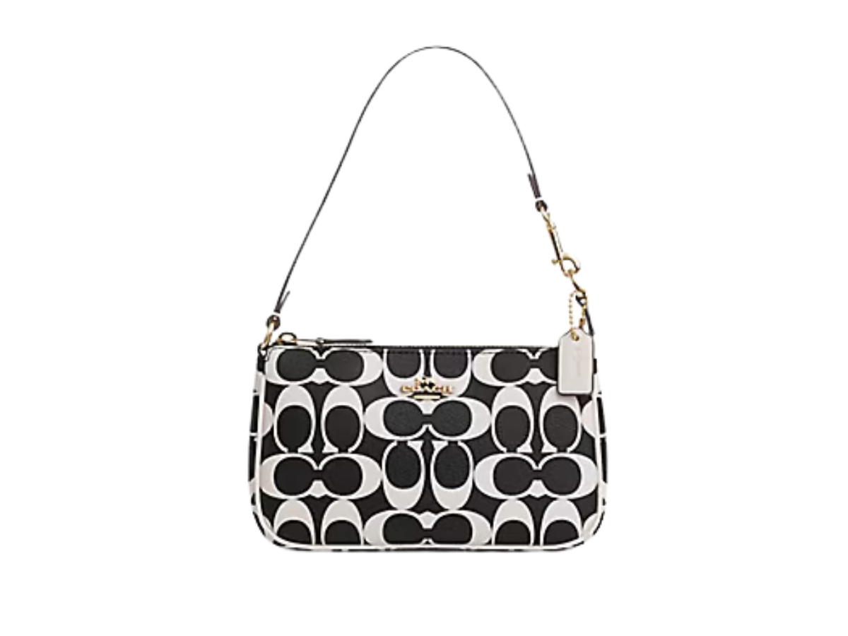 Coach Coach Nolita 19 In Signature Canvas Black