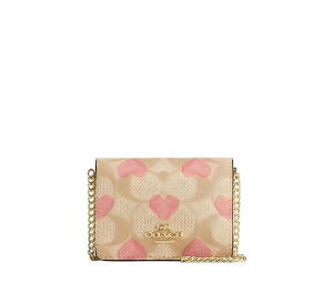 Buy Coach Boxed Mini Wallet On A Chain In Signature at Sasom – Authentic and Ready to Ship