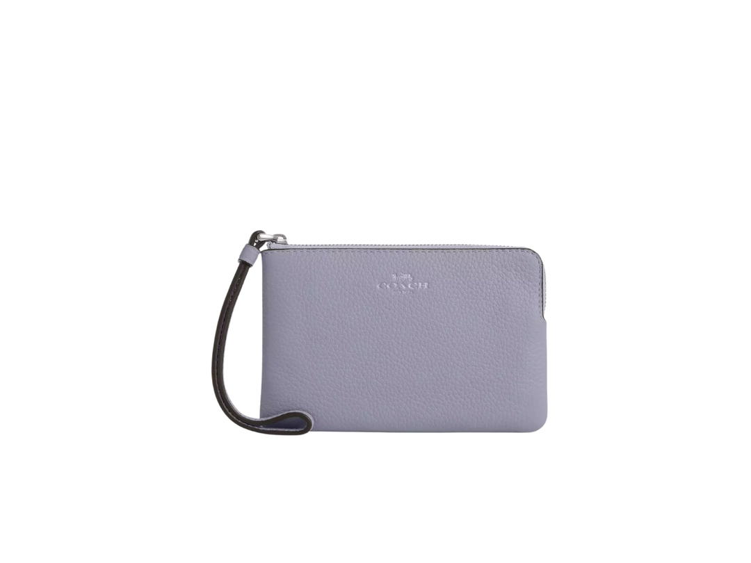 Coach Coach Corner Zip Wristlet Mist