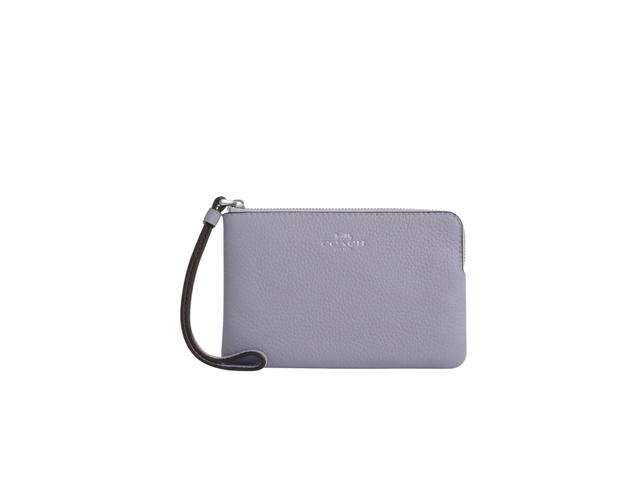Coach Coach Corner Zip Wristlet Mist - view 1