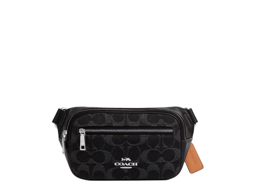Coach Coach Mini Belt Bag In Signature Denim