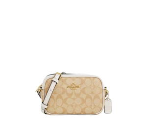 Buy Coach Mini Jamie Camera Bag In Signature Canvas With Gold Tone Hardware Light Khaki Chalk at Sasom – Authentic and Ready to Ship