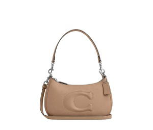Buy Coach Teri Shoulder Bag In Smooth leather Taupe at Sasom – Authentic and Ready to Ship