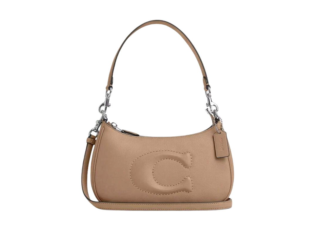 Coach Coach Teri Shoulder Bag In Smooth leather Taupe