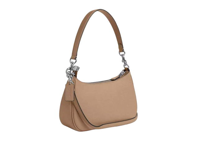 Coach Coach Teri Shoulder Bag In Smooth leather Taupe - view 2