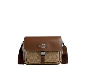 Buy Coach Pace Signature Shoulder Bag Khaki Brown at Sasom – Authentic and Ready to Ship