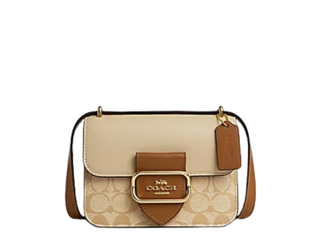 Coach Coach Morgan Square Khaki Multicolor Light Khaki Im - view 1