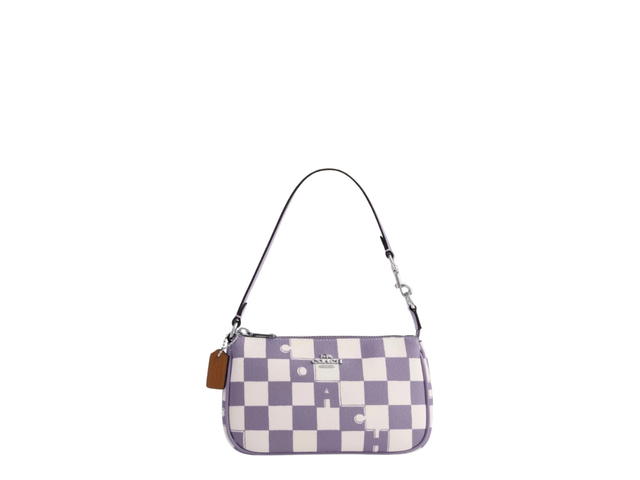 Coach Coach Nolita 19 With Checkerboard Print Light Violet Chalk - view 1