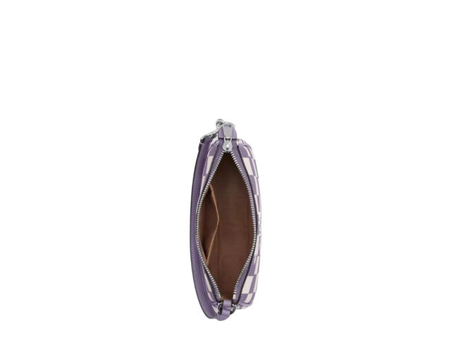 Coach Coach Nolita 19 With Checkerboard Print Light Violet Chalk - view 3