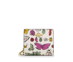 Buy Coach Snap Wallet With Creature Print Chalk Multicolor at Sasom – Authentic and Ready to Ship