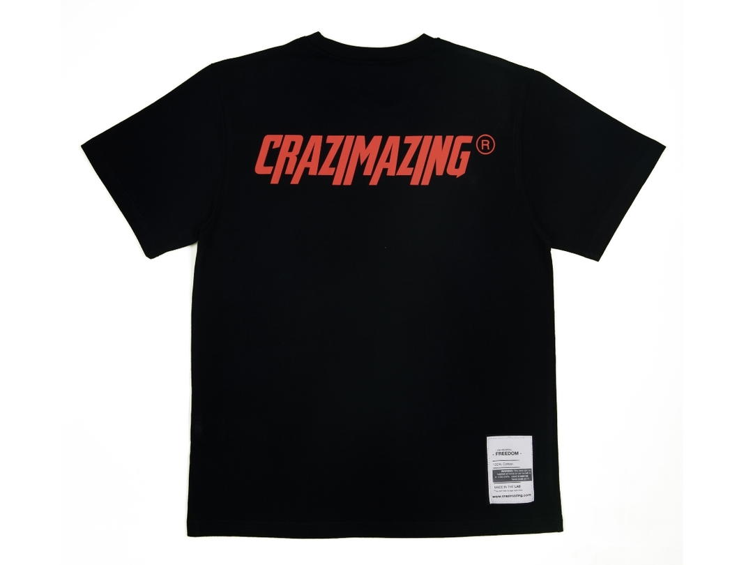 Crazimazing Crazimazing CZ back-front T-Shirt Black