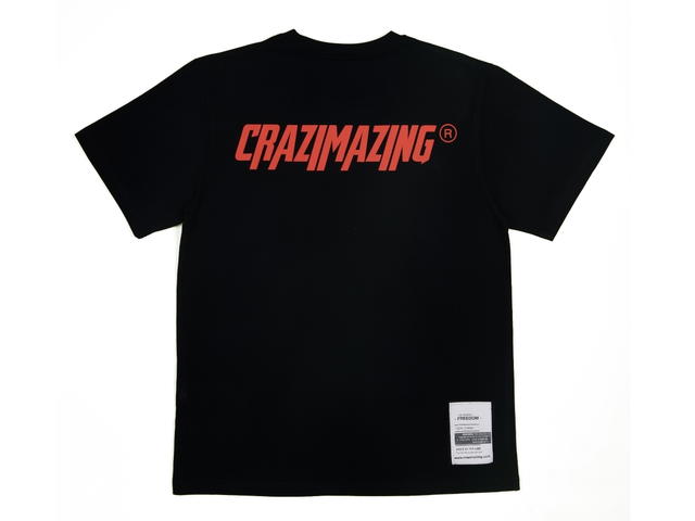 Crazimazing Crazimazing CZ back-front T-Shirt Black - view 1