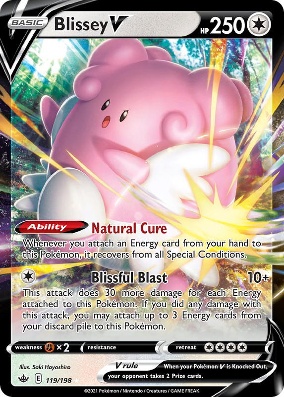 Pokemon Pokemon Blissey V [CRE 119/198] Sword & Shield "Chilling Reign" (EN)