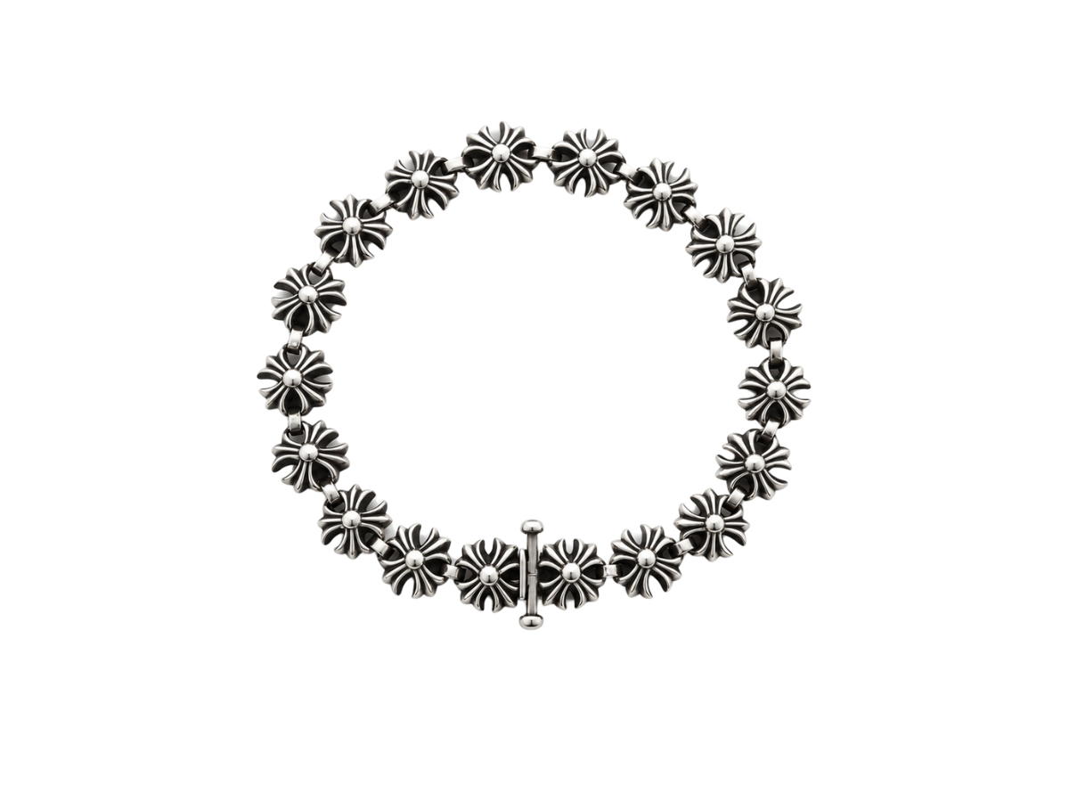 Buy Chrome Hearts Tiny Plus Mini Cross Bracelet Silver at Sasom – Authentic and Ready to Ship