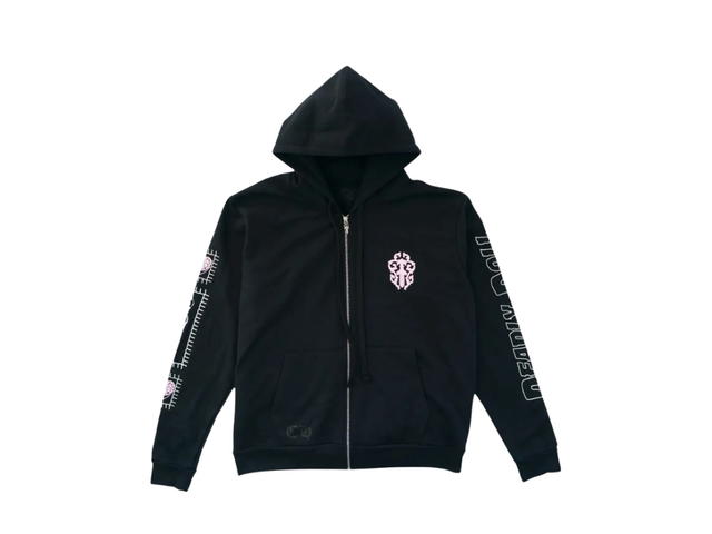 Chrome Hearts Chrome Hearts Deadly Doll Zip-Up Hoodie Black - view 1