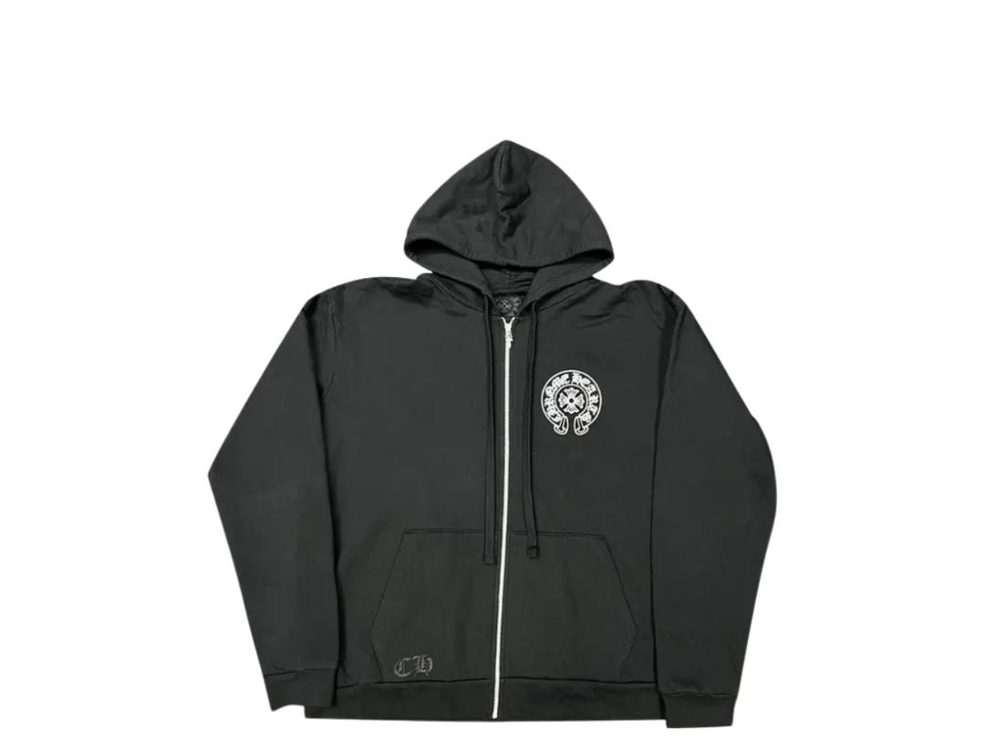 Chrome Hearts Chrome Hearts Hangzhou Horseshoe Zip-Up Hoodie Black