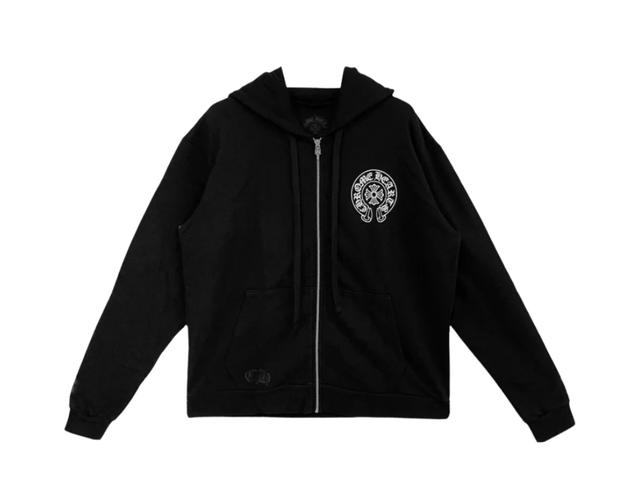 Chrome Hearts Chrome Hearts Hong Kong Exclusive Horseshoe Zip Up Hoodie Black - view 1
