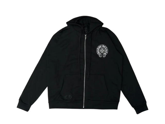 Chrome Hearts Chrome Hearts London Exclusive Horseshoe Zip Up Hoodie Black - view 1