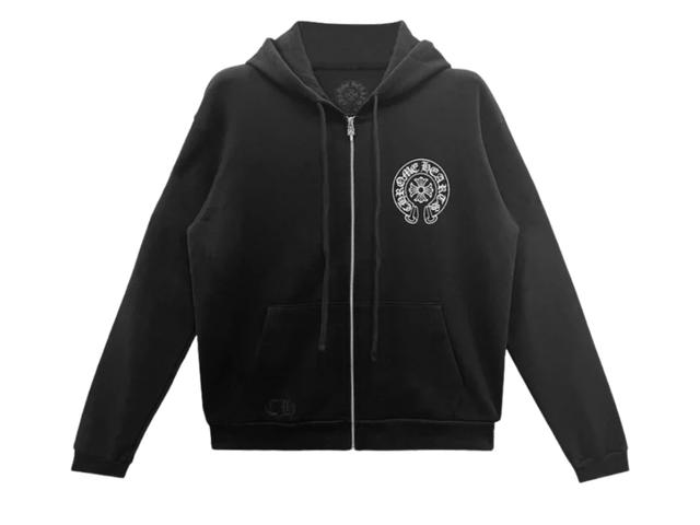Chrome Hearts Chrome Hearts Las Vegas Exclusive Horseshoe Zip Up Hoodie Black - view 1