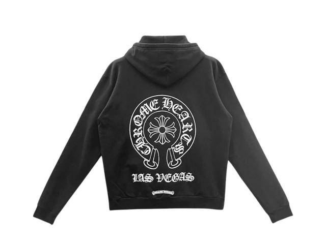 Chrome Hearts Chrome Hearts Las Vegas Exclusive Horseshoe Zip Up Hoodie Black - view 2