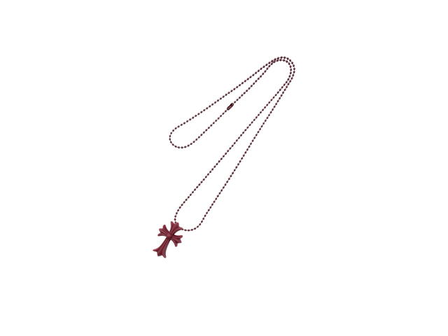 Chrome Hearts Chrome Hearts Silichrome CH Cross Pendant Dark Wine - view 2