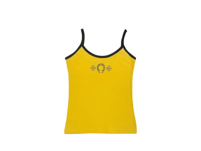 Chrome Hearts Chrome Hearts Horseshoe Logo Tank Top Yellow Black - view 1