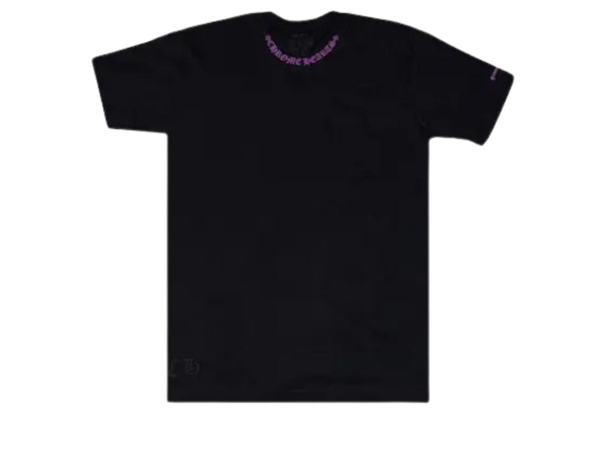 Chrome Hearts Chrome Hearts Neck Logo Tee Black