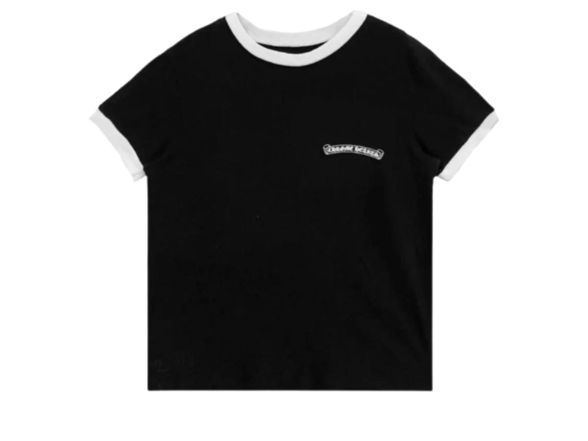 Chrome Hearts Chrome Hearts Roller Skate T-shirt Scroll Logo Front Horseshoe Black