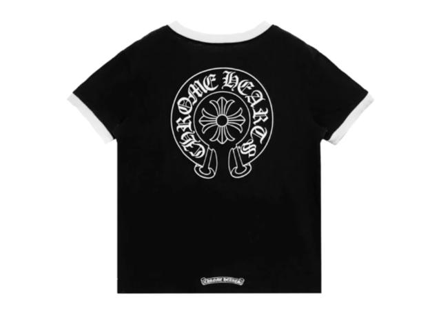 Chrome Hearts Chrome Hearts Roller Skate T-shirt Scroll Logo Front Horseshoe Black - view 2