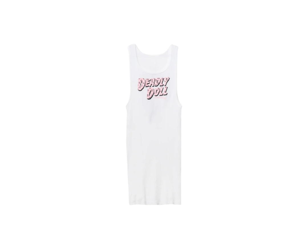 Chrome Hearts Chrome Hearts x Deadly Doll Tank Top White