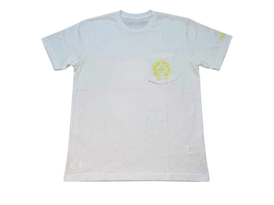 Chrome Hearts Chrome Hearts Logo T-Shirt Neon Yellow