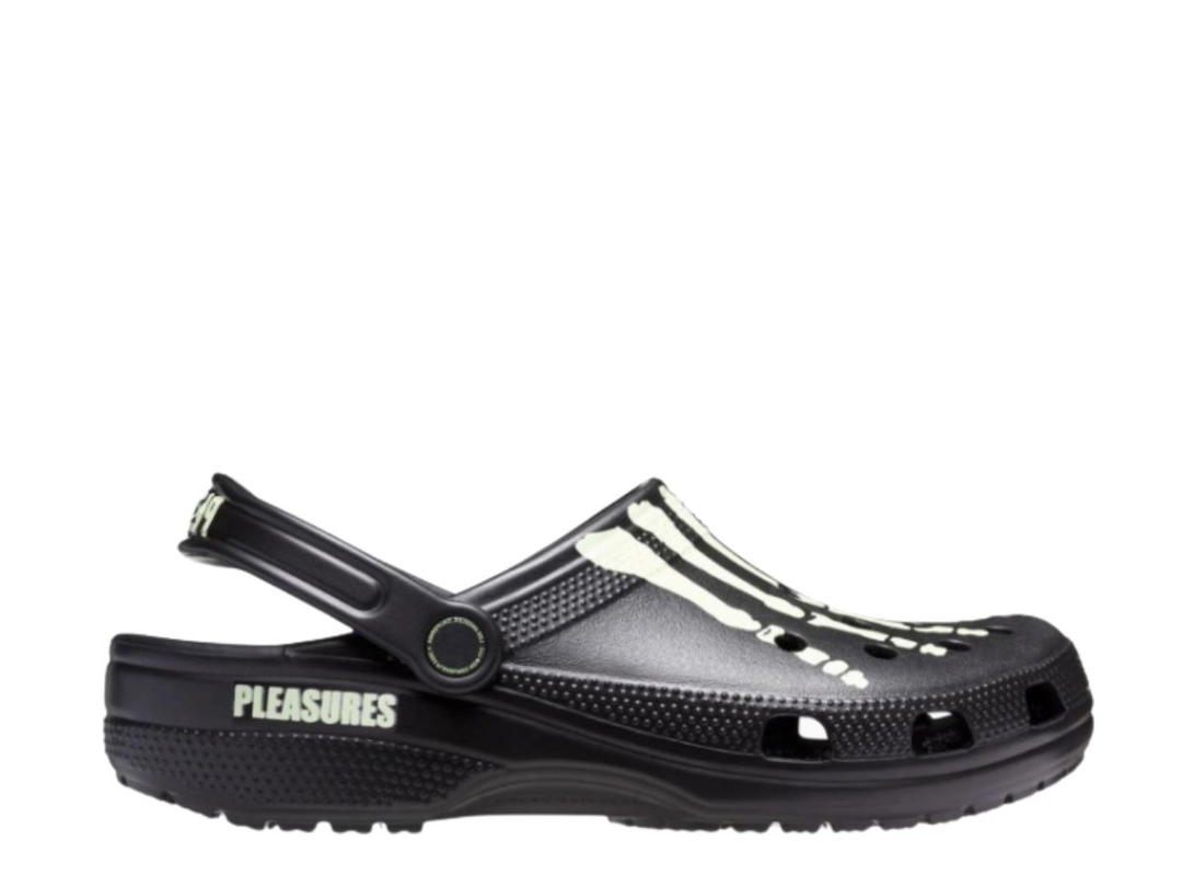 Crocs Crocs Classic Clog Pleasures Skeleton Black Glow