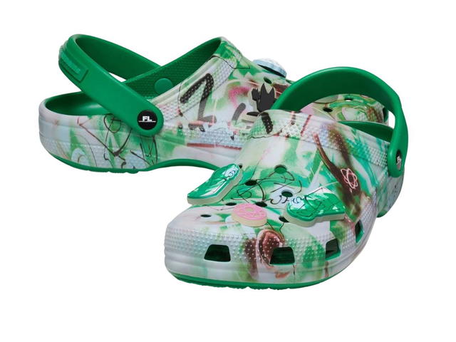 Crocs Crocs Classic Clog Futura Laboratories Green Ivy - view 3