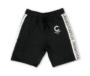 Buy CROOKS & CASTLES SIDE LINE Sweatshort Black at Sasom – Authentic and Ready to Ship