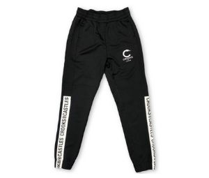 Buy CROOKS & CASTLES SIDE LINE Track Pants Black at Sasom – Authentic and Ready to Ship