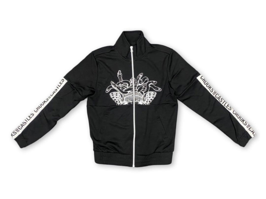 Crooks & Castles CROOKS & CASTLES SIDE TRACK Jacket Black
