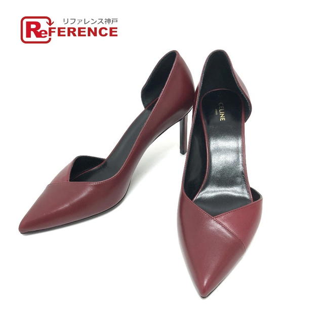 Celine Cross Leather Pumps Shoes High Heelspumps - view 1