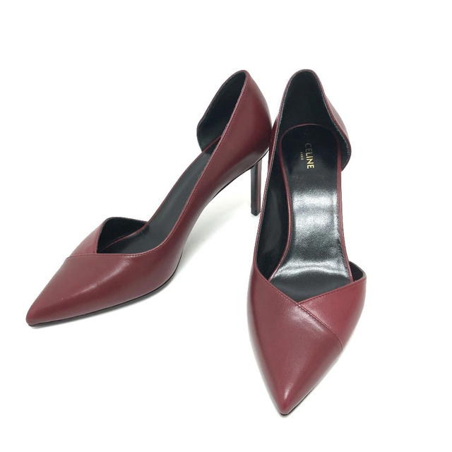 Celine Cross Leather Pumps Shoes High Heelspumps - view 2