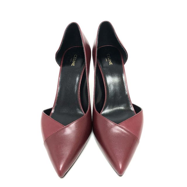 Celine Cross Leather Pumps Shoes High Heelspumps - view 3